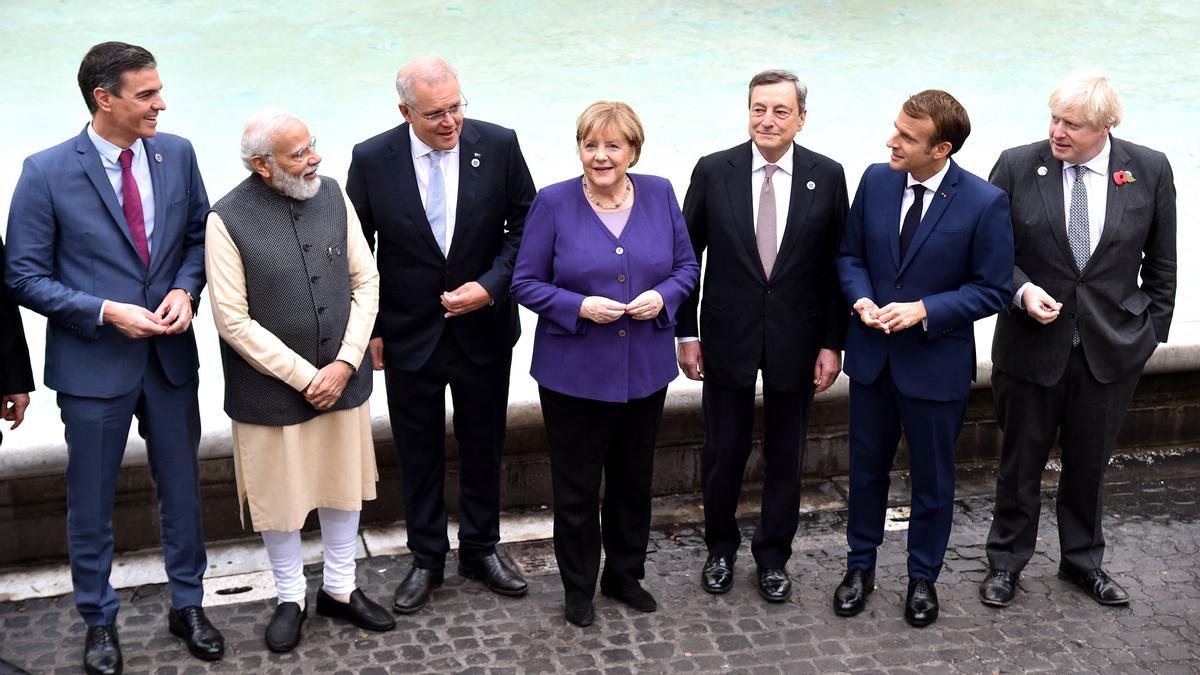 Los dirigentes del G-20 albergaban la esperanza de sellar un acuerdo sobre emisiones cero en 2050 /