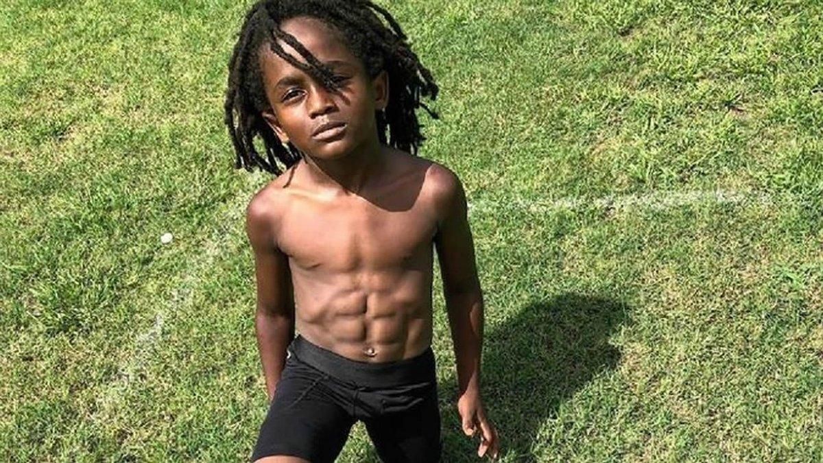 Rudolph Ingram, el niño de 7 años considerado el futuro Usain Bolt. Rudolph Ingram, el niño de 7 años considerado el futuro Usain Bolt.