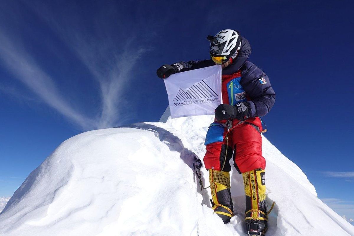 Sergi Mingote en la cima del Manaslu, en Nepal Sergi Mingote en la cima del Manaslu, en Nepal