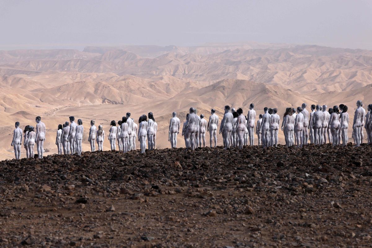 La obra de Spencer Tunick. La obra de Spencer Tunick.