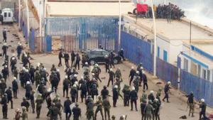 Video del gobierno marroquí del asalto a la valla de Melilla