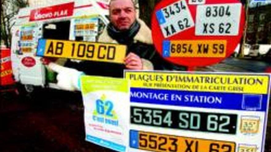 Las matrículas de los coches mantendrán en Francia el número de