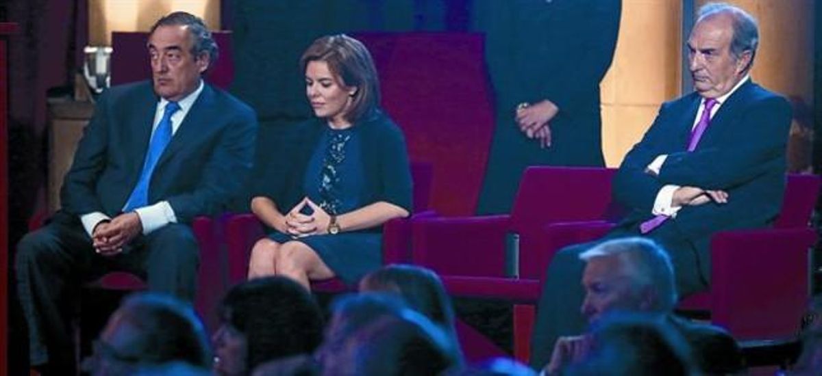 La silla vacía que debía ocupar Artur Mas en los premios de Foment La silla vacía que debía ocupar Artur Mas en los premios de Foment