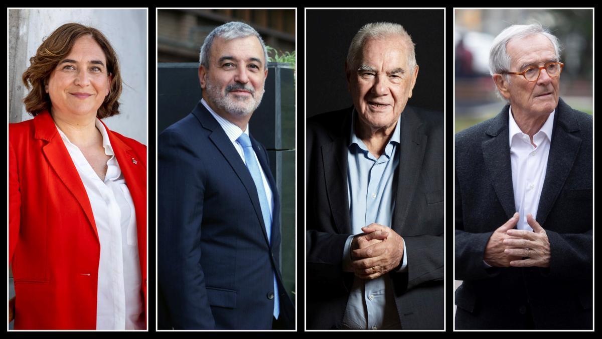 Colau, Collboni, Maragall y Trias: pros y contras en la encuesta de EL PERIÓDICO a cuatro meses de las elecciones en Barcelona