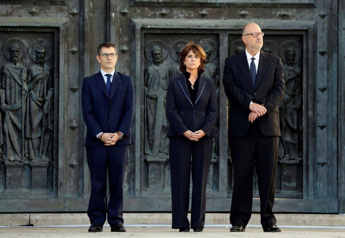 Así vivió la ministra Delgado la exhumación de Franco: "Me he abstraído de cualquier comentario" Así vivió la ministra Delgado la exhumación de Franco: "Me he abstraído de cualquier comentario"