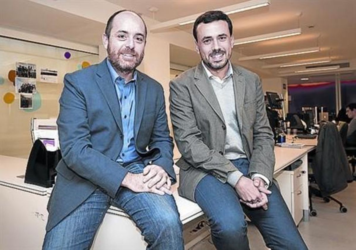 Propietarios 8 Juan Luis Rico (izquierda) y Joan Pina, de Letsbonus. Propietarios 8 Juan Luis Rico (izquierda) y Joan Pina, de Letsbonus.