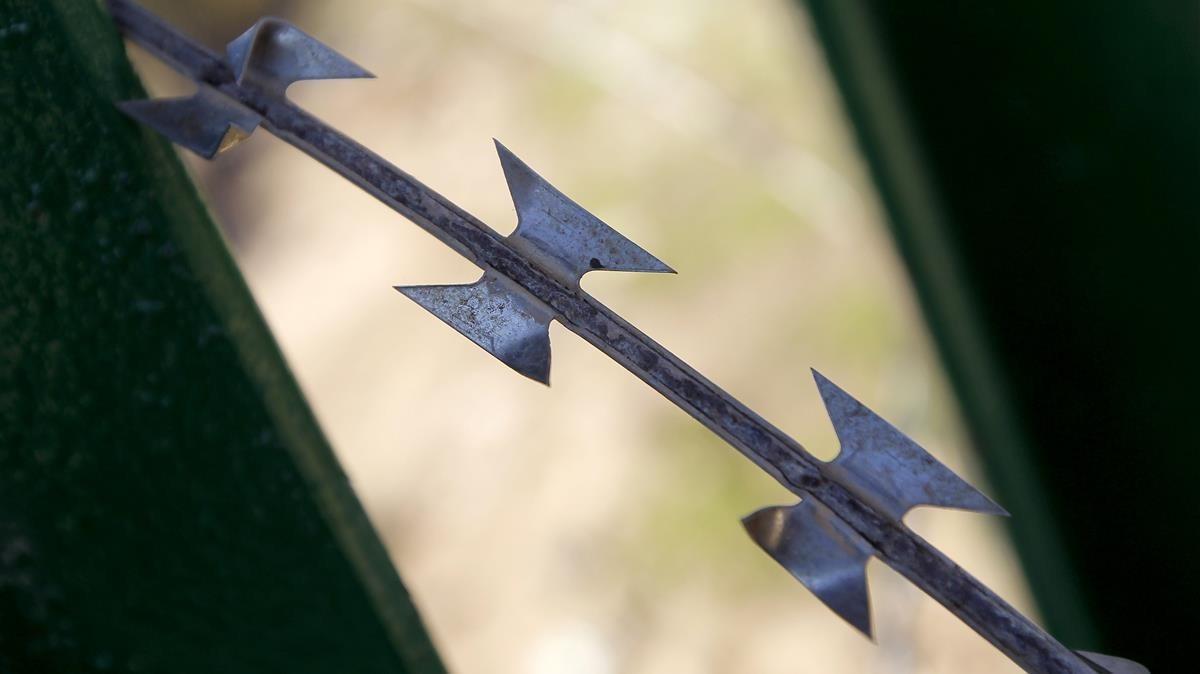 Las concertinas seguirán hasta que se encuentre sistema disuasorio