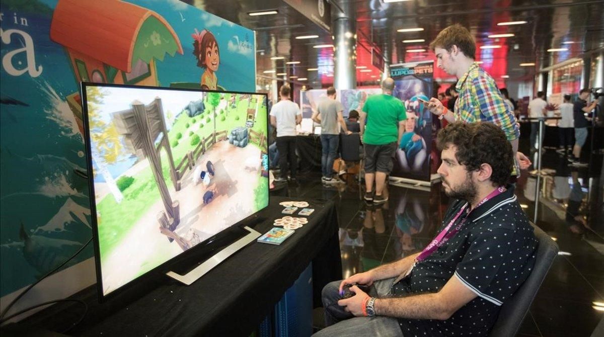 Asistentes del Gamelab Barcelona. Asistentes del Gamelab Barcelona.