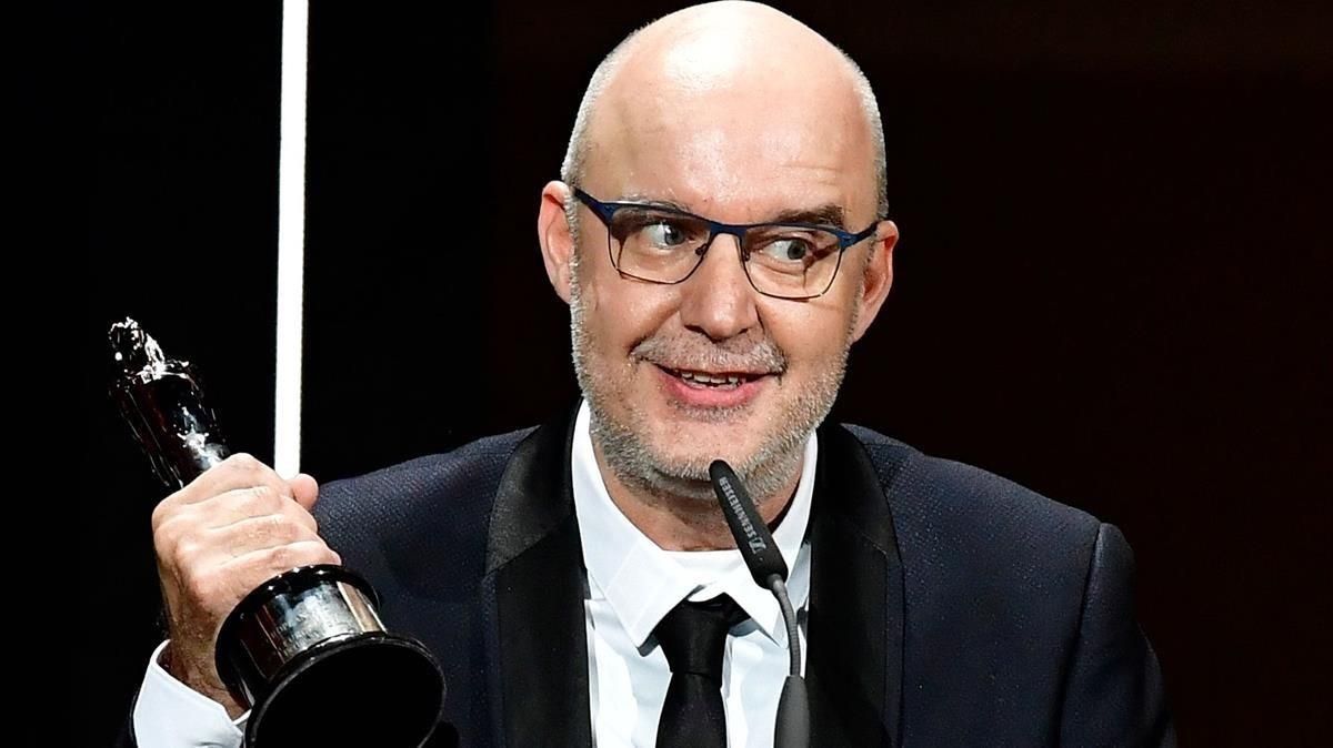 Juanjo Giménez, con el premio a mejor corto europeo por ’Timecode’ Juanjo Giménez, con el premio a mejor corto europeo por ’Timecode’