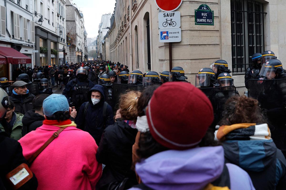 Protestas en Francia.