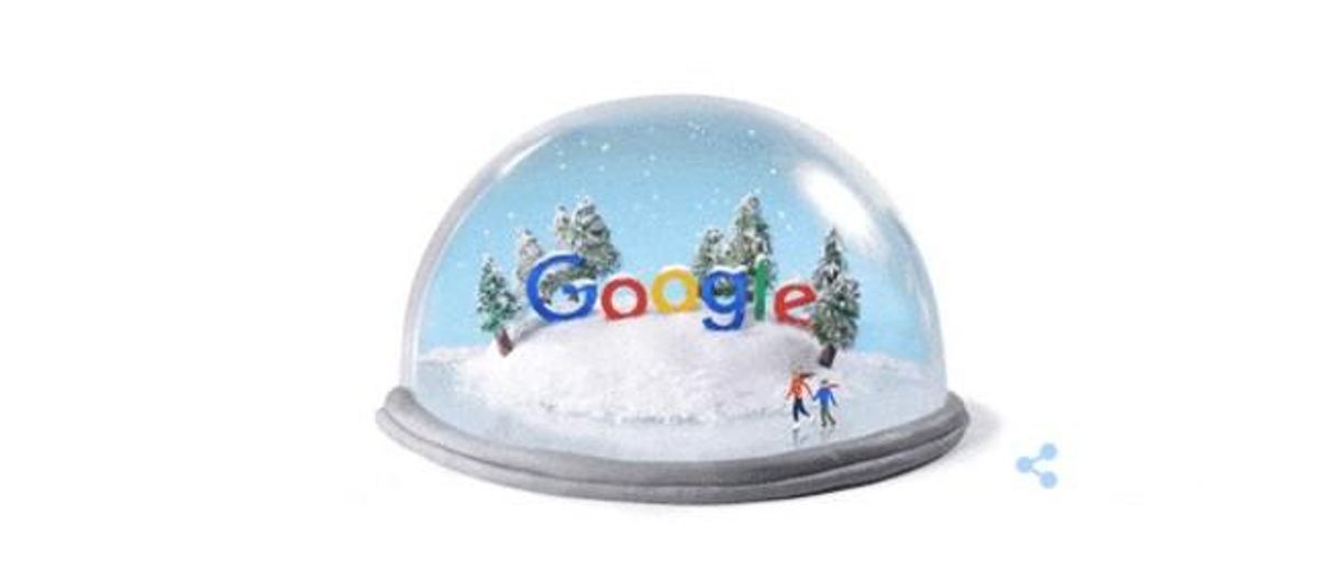 El ’doodle’ de Google dedicado a la llegada del invierno El ’doodle’ de Google dedicado a la llegada del invierno