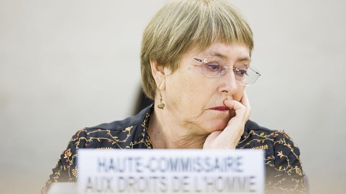La saliente alta comisionada de la ONU para los Derechos Humanos, Michelle Bachelet.