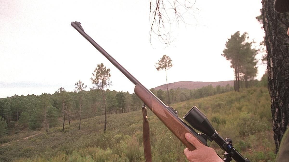 Un arma de caza. Un arma de caza.