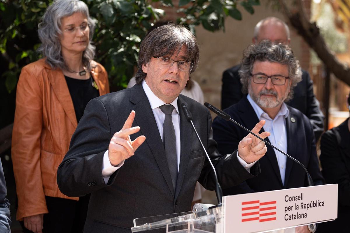 El expresidente de la Generalitat, Carles Puigdemont, en una foto de archivo. 