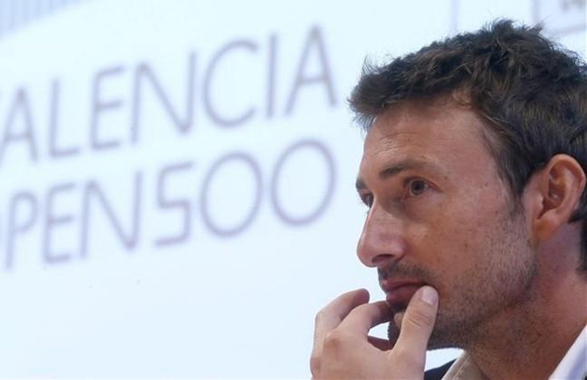 Juan Carlos Ferrero, a València. Juan Carlos Ferrero, a València.