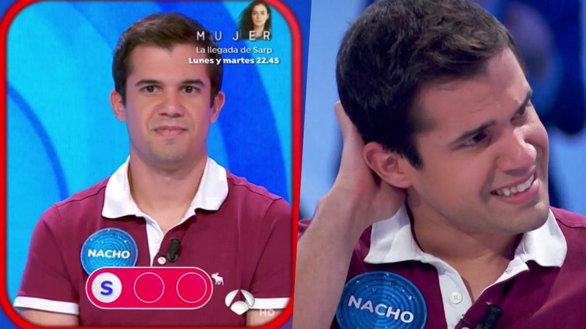 Nacho Mangut, eliminado de ’Pasapalabra’ tras 80 programas. Nacho Mangut, eliminado de ’Pasapalabra’ tras 80 programas.