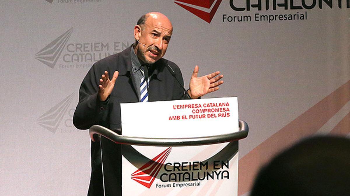 Germà Bel, en el Forum Empresarial Creiem en Catalunya, el 23 de octubre del 2014.