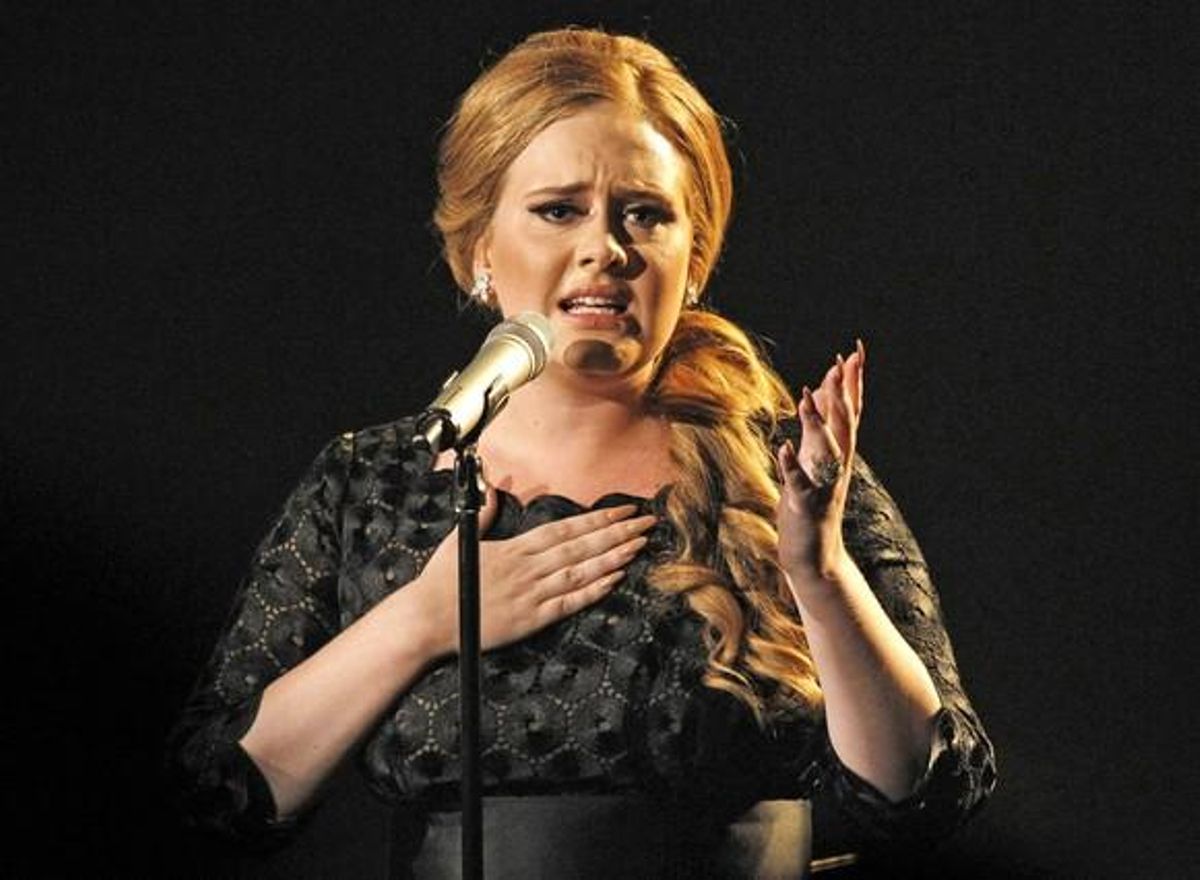 La cantante británica Adele, la gran favorita a los Grammy. La cantante británica Adele, la gran favorita a los Grammy.