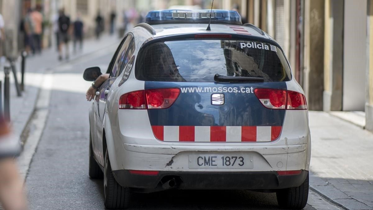 Imagen de recurso de un vehículo de los Mossos d’Esquadra. Imagen de recurso de un vehículo de los Mossos d’Esquadra.