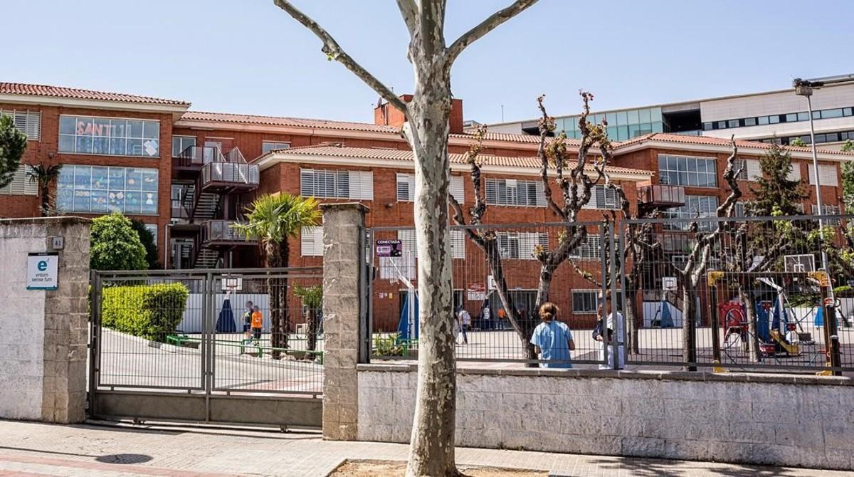 Escuela de Sant Gervasi de Mollet del Vallès, centro en el que impartía clases de piano el detenido por la policía nacional. 
