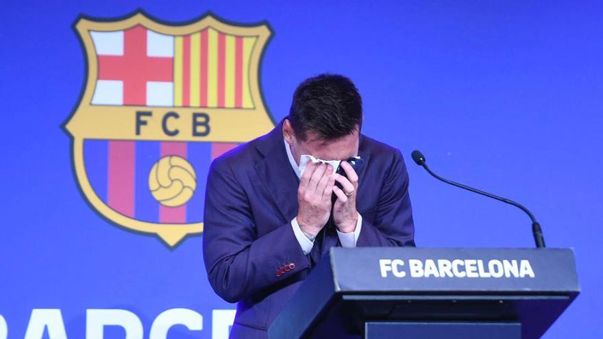 Messi se despide entre lágrimas del Barça - Vimarsana News