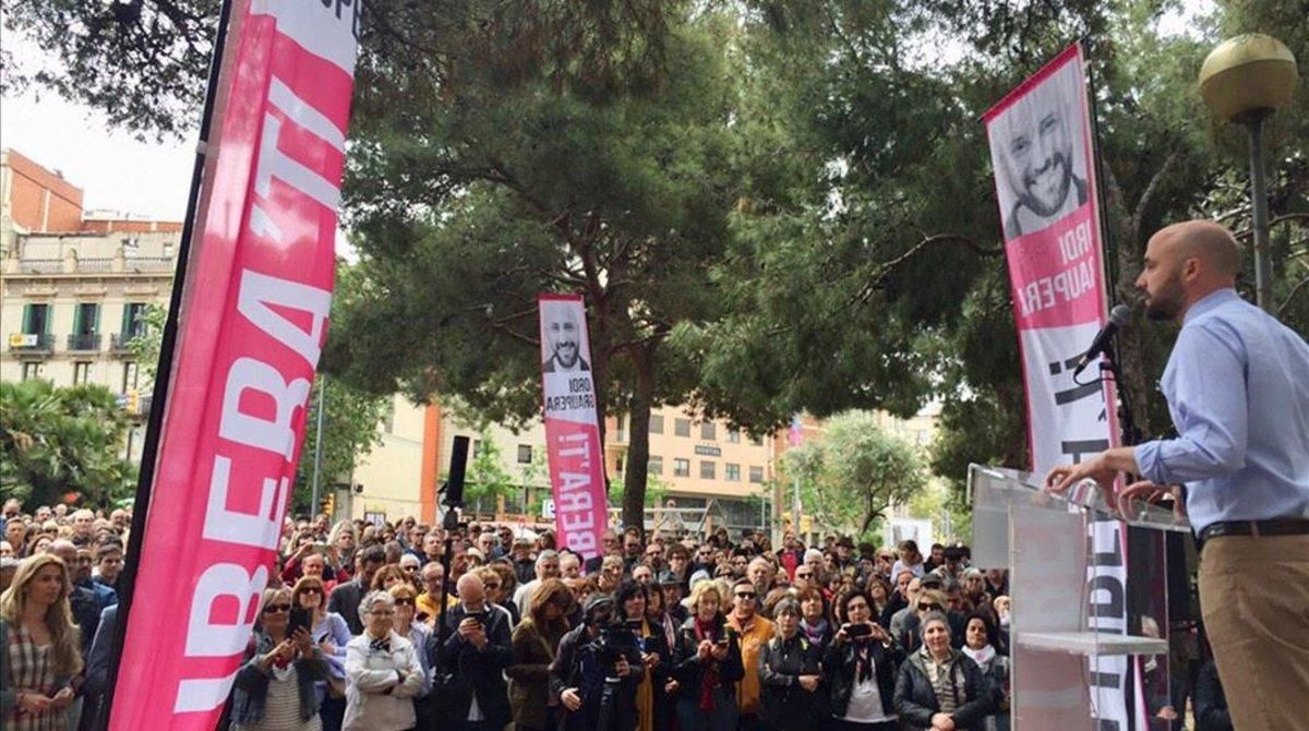 Acto final de campaña de Barcelona és capital. Acto final de campaña de Barcelona és capital.