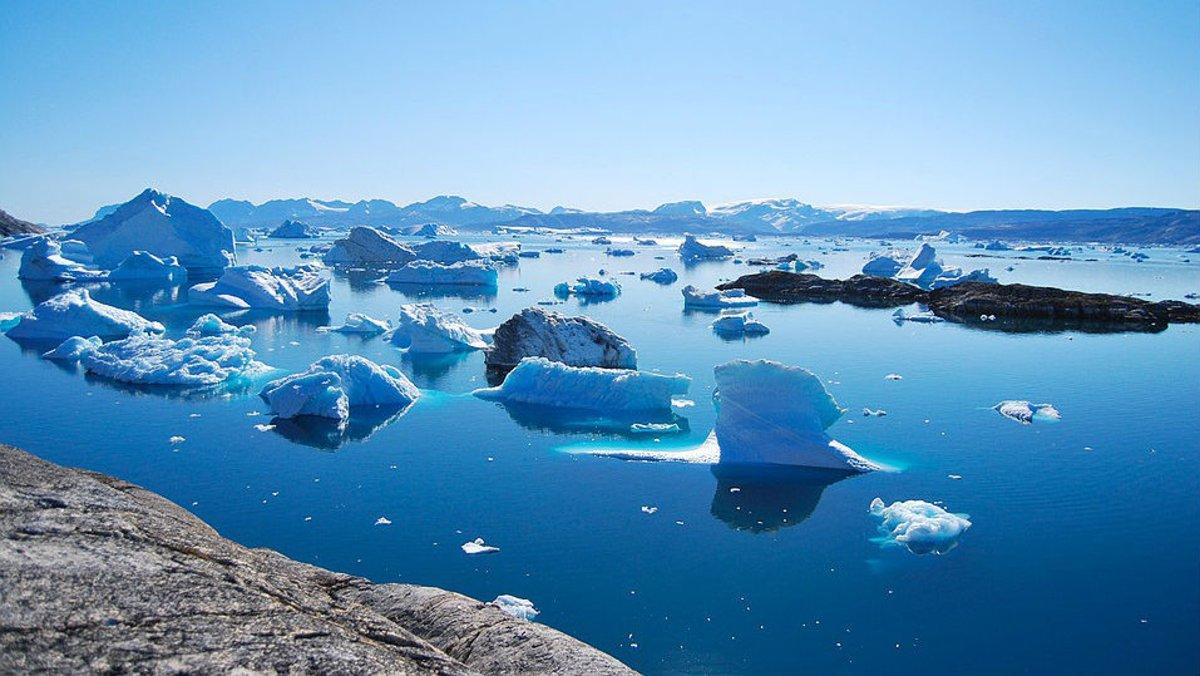 El iceberg Fiordo de Groenlandia.