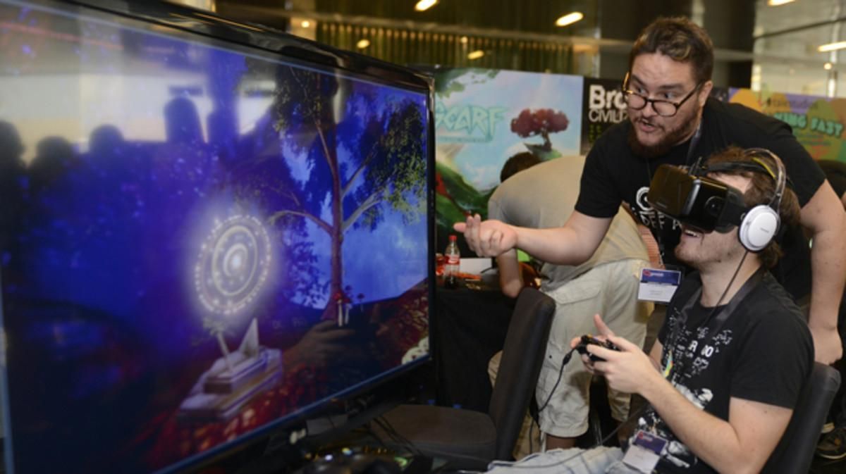 Asistentes al Gamelab, el congreso de videojuegos, en Barcelona. Asistentes al Gamelab, el congreso de videojuegos, en Barcelona.