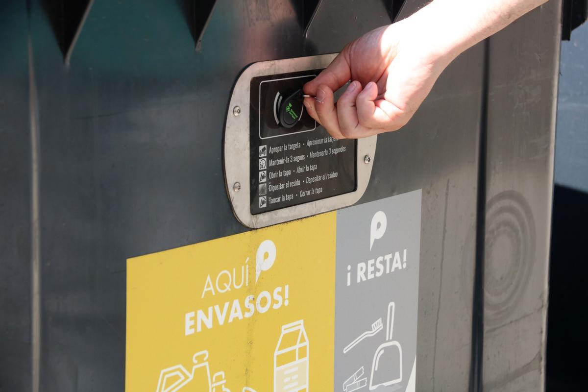 Reciclaje en el área metropolitana de Barcelona.