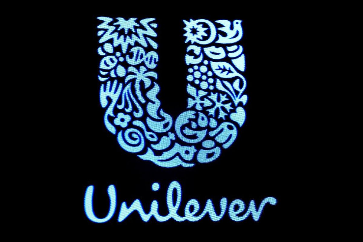 El logo de Unilever, en un imagen de archivo. El logo de Unilever, en un imagen de archivo.