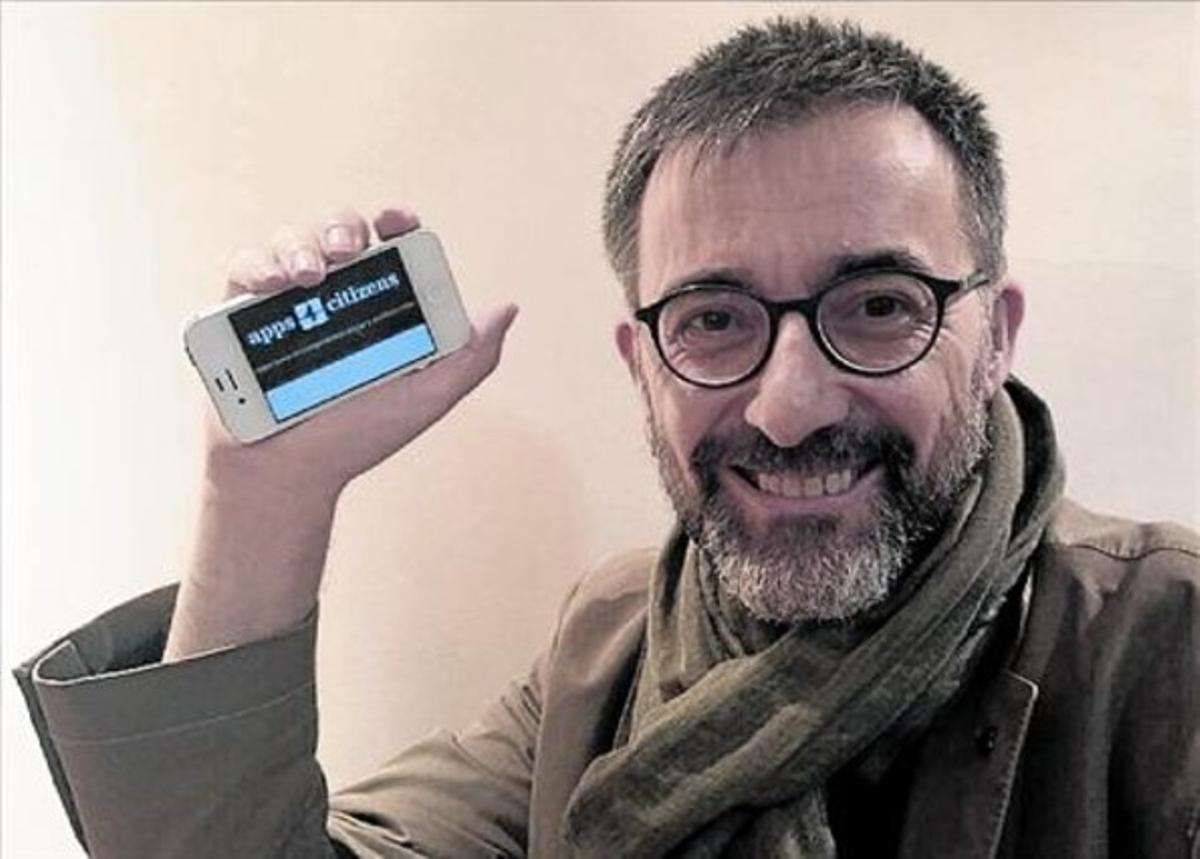 CONECTADO.Antoni Gutiérrez-Rubí, impulsor de apps4citizens.