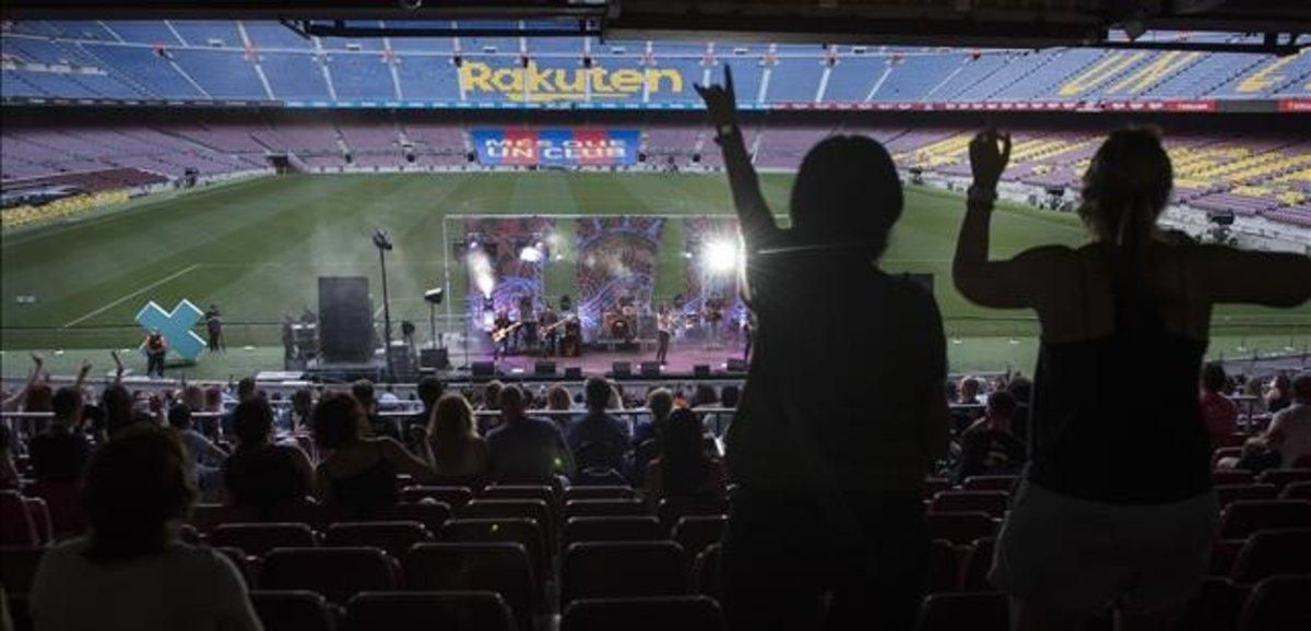 Una imagen del concierto de Sopa de Cabra, del pasado viernes, dentro del festival Cruïlla XXS. Una imagen del concierto de Sopa de Cabra, del pasado viernes, dentro del festival Cruïlla XXS.