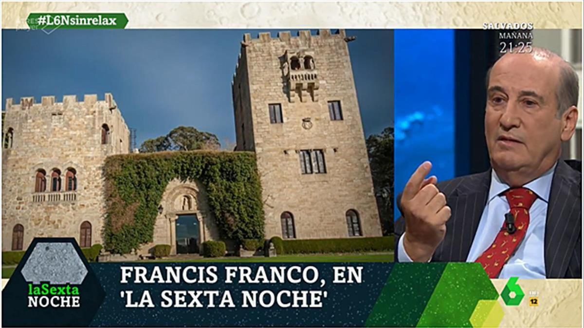 Francis Franco, en ’La Sexta Noche’. Francis Franco, en ’La Sexta Noche’.