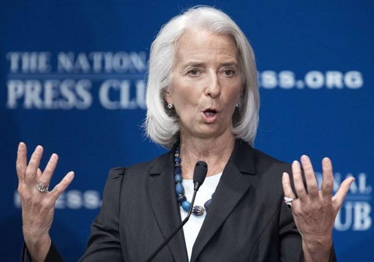 La directora gerente del FMI, Christine Lagarde , el pasado junio. La directora gerente del FMI, Christine Lagarde , el pasado junio.