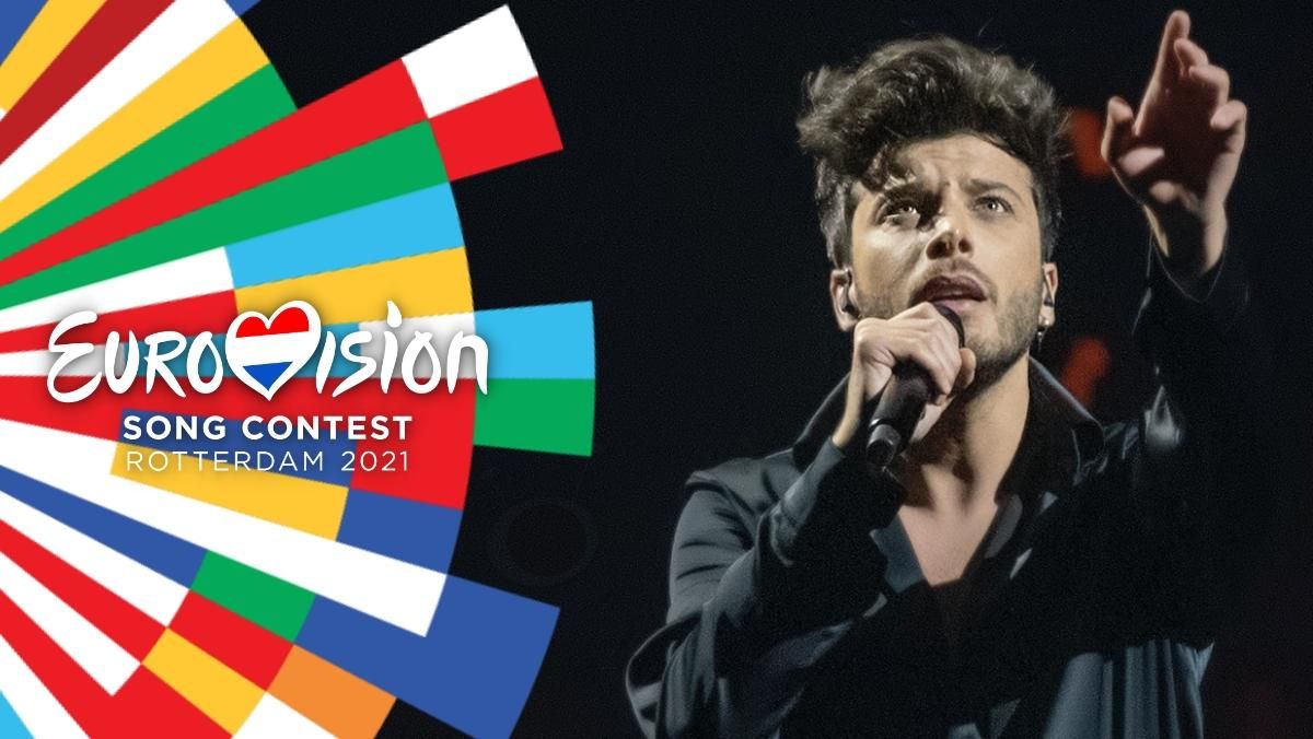 Blas Cantó en el escenario de Eurovisión 2021 Blas Cantó en el escenario de Eurovisión 2021