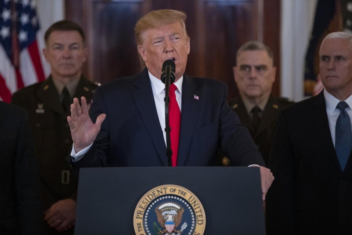 Trump se dirige a la nación tras el ataque iraní a dos bases de EEUU en Irak. Trump se dirige a la nación tras el ataque iraní a dos bases de EEUU en Irak.