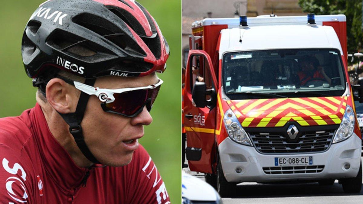 Chris Froome es perd el Tour després d'una caiguda greu a la Dauphiné