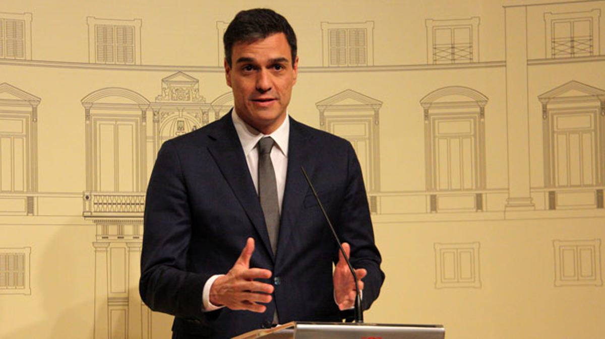 Resumen de declaraciones de Pedro Sánchez tras su encuentro con el ’president’ de la Generalitat, Carles Puigdemont.