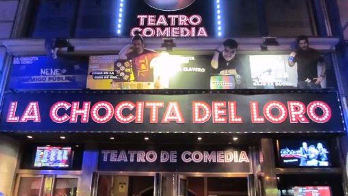 El teatro de comedia La Chocita del Loro, en Madrid. El teatro de comedia La Chocita del Loro, en Madrid.