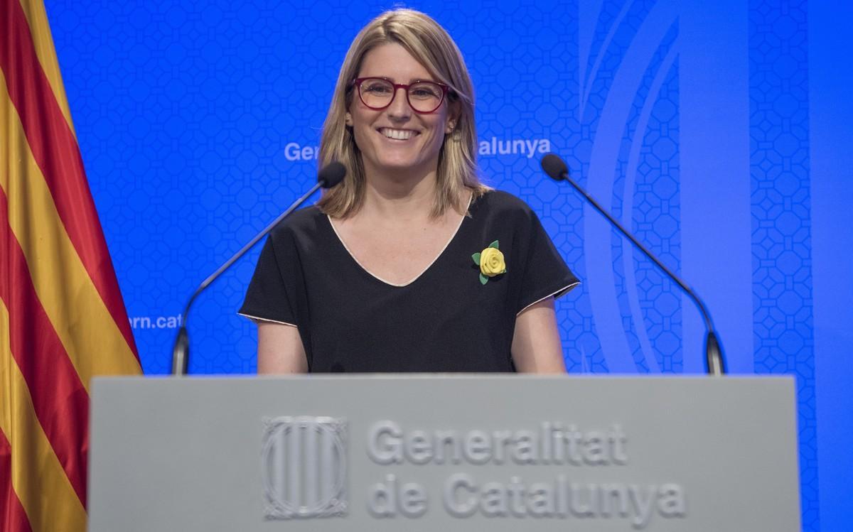 Elsa Artadi, portavoz y ’consellera’ de Presidencia de la Generalitat