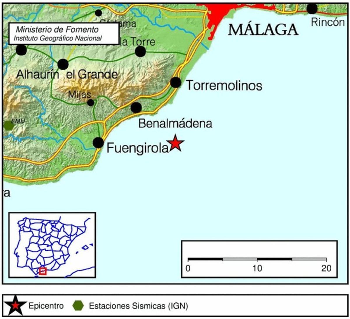Dos terratrèmols sacsegen Còrdova i Màlaga