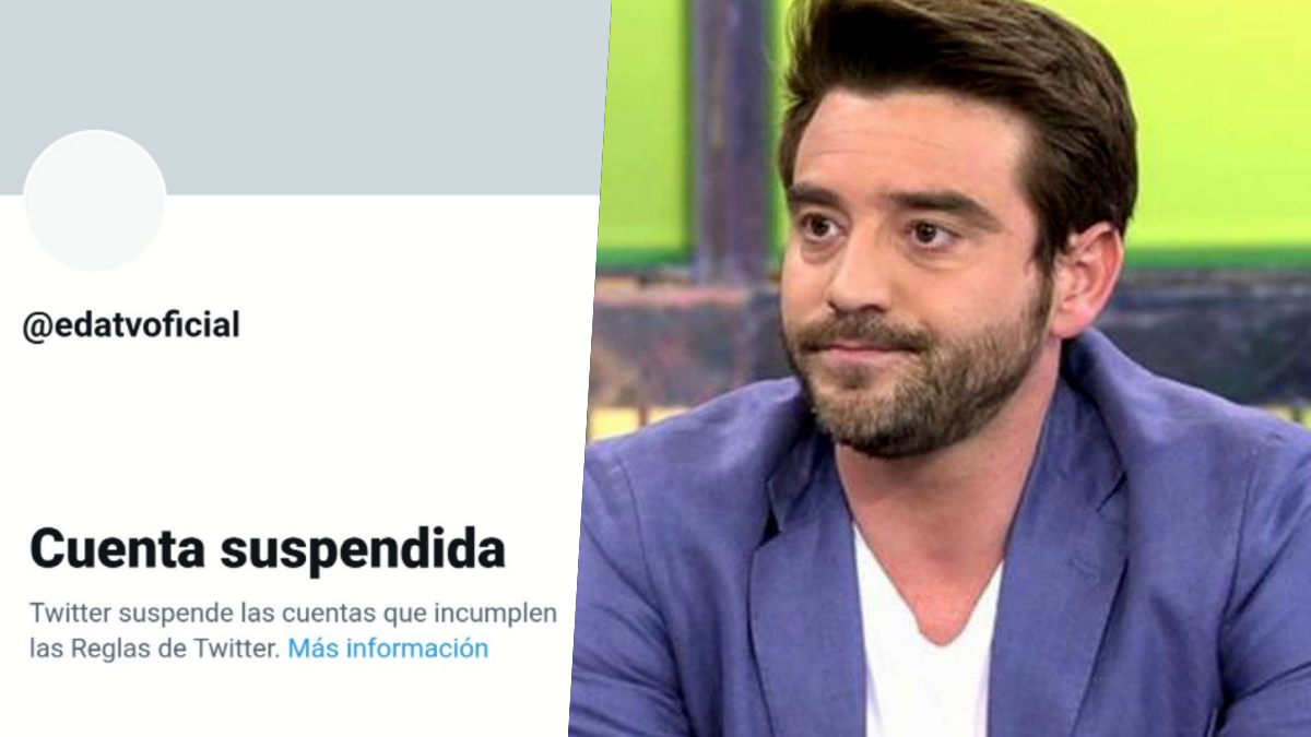 La captura de la suspensión de la cuenta de ’Estado de alarma TV’, el medio de Javier Negre. La captura de la suspensión de la cuenta de ’Estado de alarma TV’, el medio de Javier Negre.