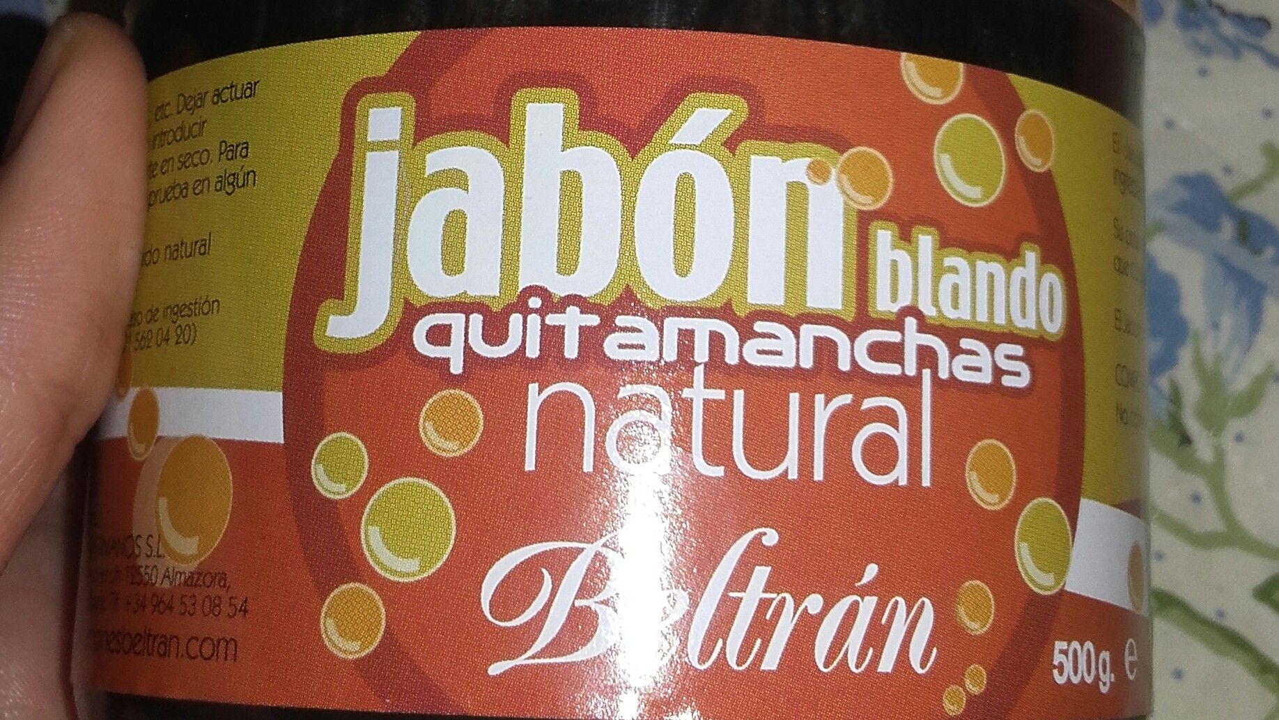 Beltran Jabón blando potásico Tarro 500 g