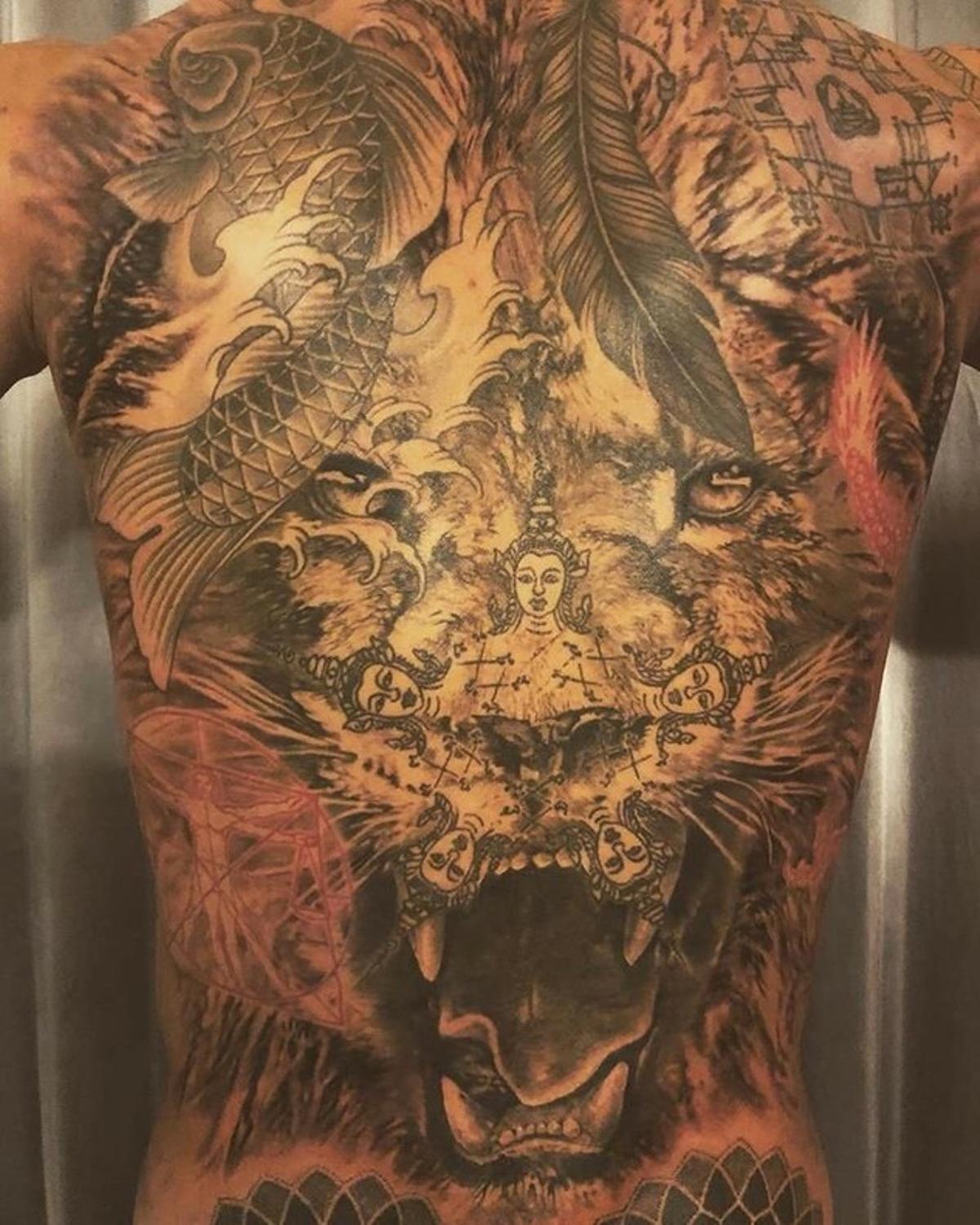 Nuevo tatuaje de Zlatan Ibrahimovic.