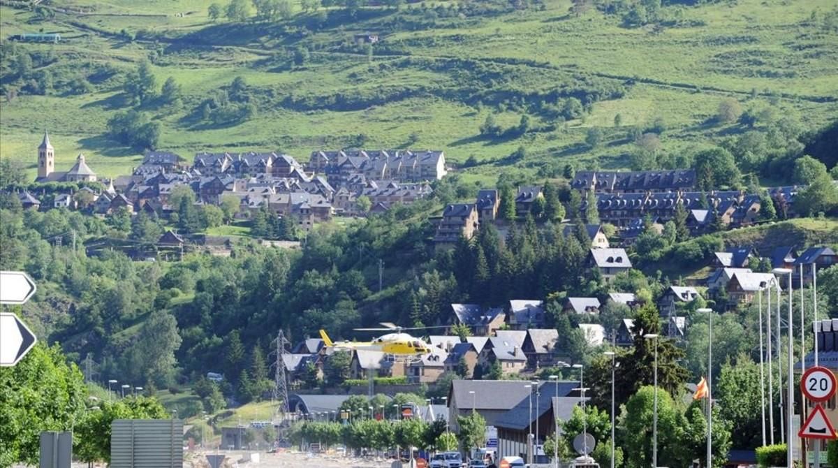 Una imagen de Vielha, en el Vall d’Aran. Una imagen de Vielha, en el Vall d’Aran.