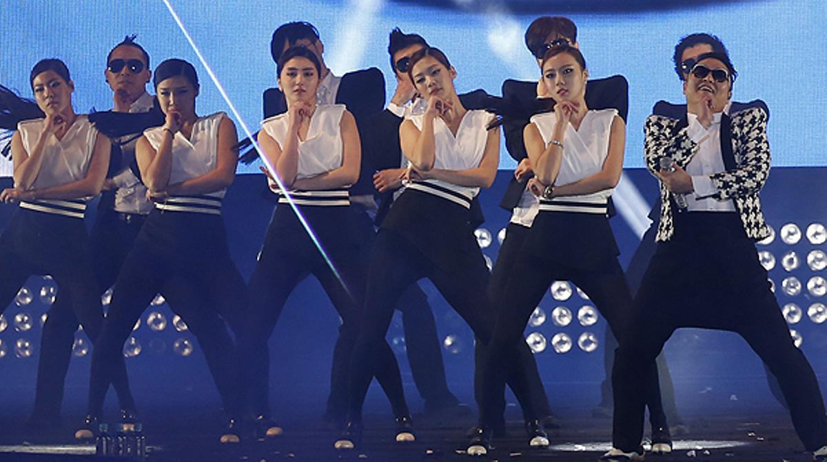 Critican a Psy por el parecido de su nueva coreografía con la de las ’Brown Eyed Girls’.