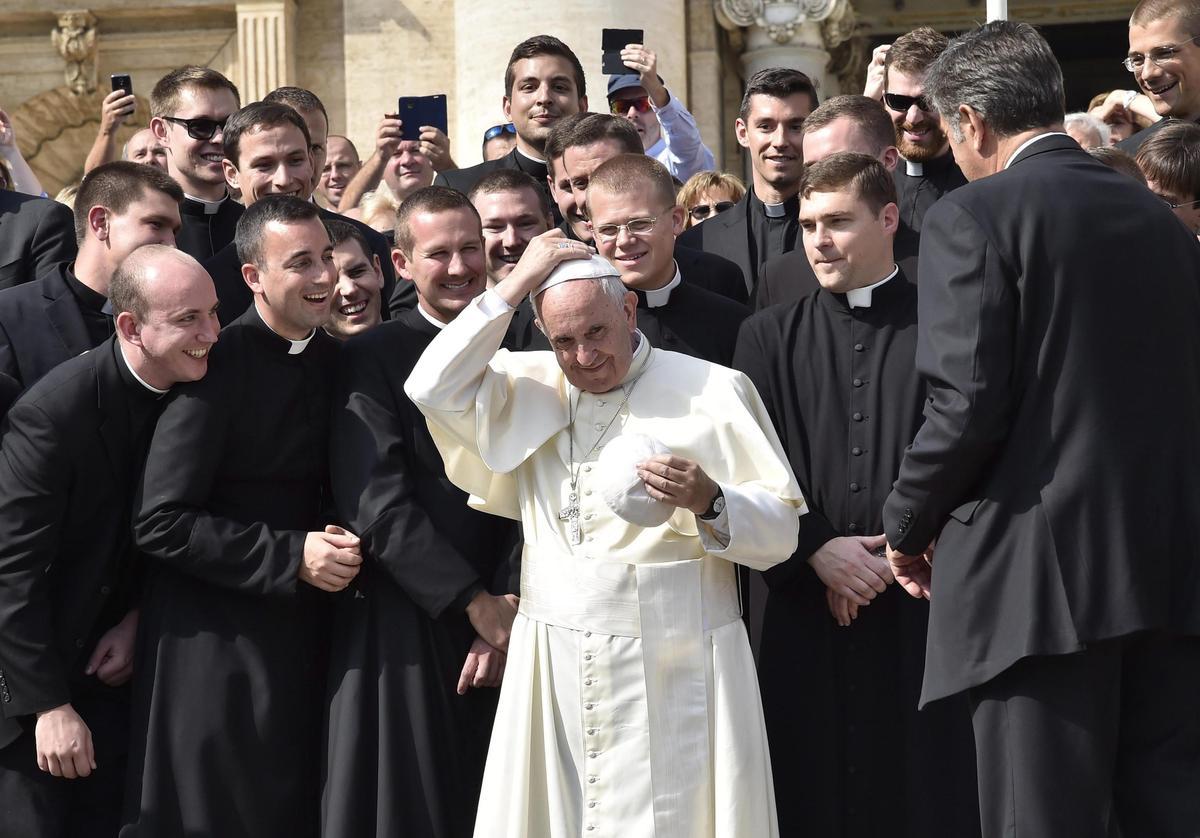 El Papa Francisco en una recepción el pasado mes de octubre. 
