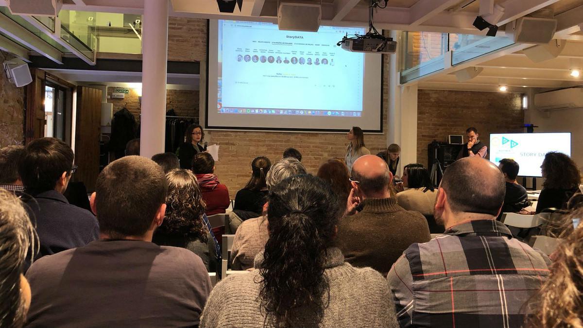 Presentación de la agencia de comunicación StoryData en el marco del Open Data Day 2018, en Barcelona. Presentación de la agencia de comunicación StoryData en el marco del Open Data Day 2018, en Barcelona.