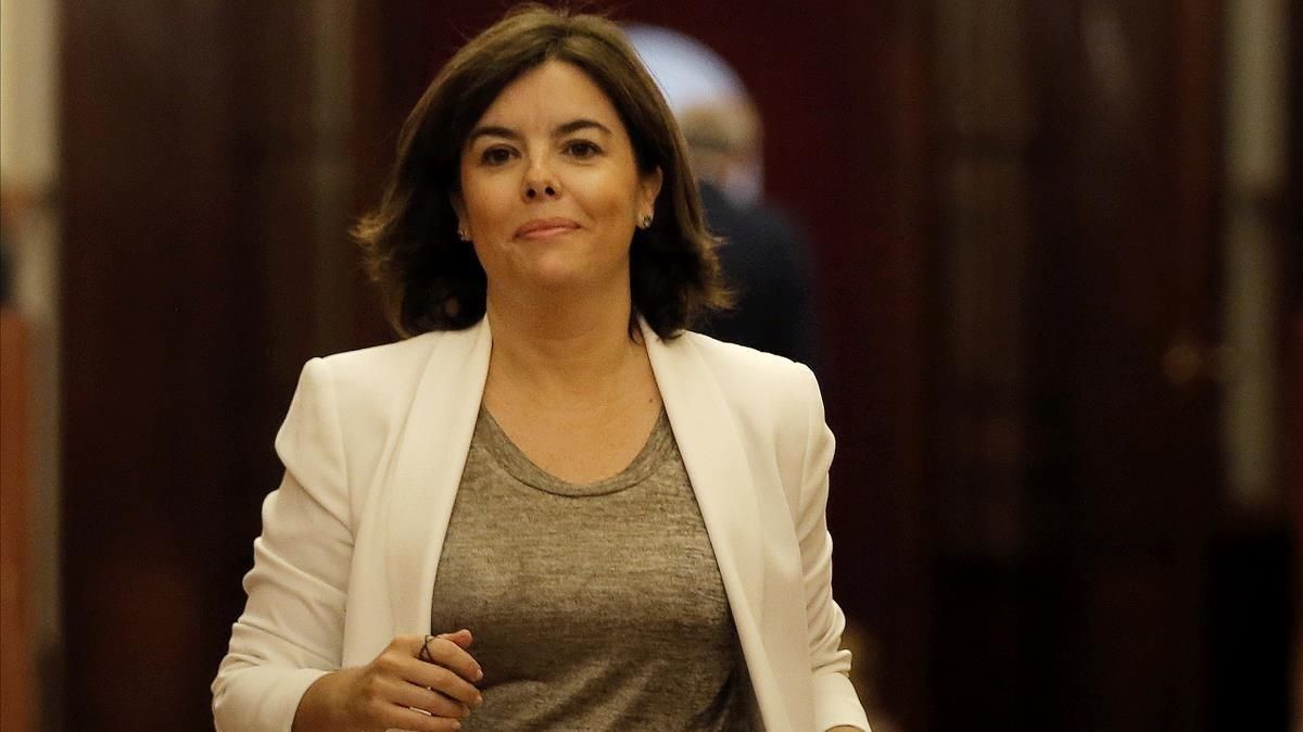 La exvicepresidenta del Gobierno Soraya Sáenz de Santamaría. La exvicepresidenta del Gobierno Soraya Sáenz de Santamaría.