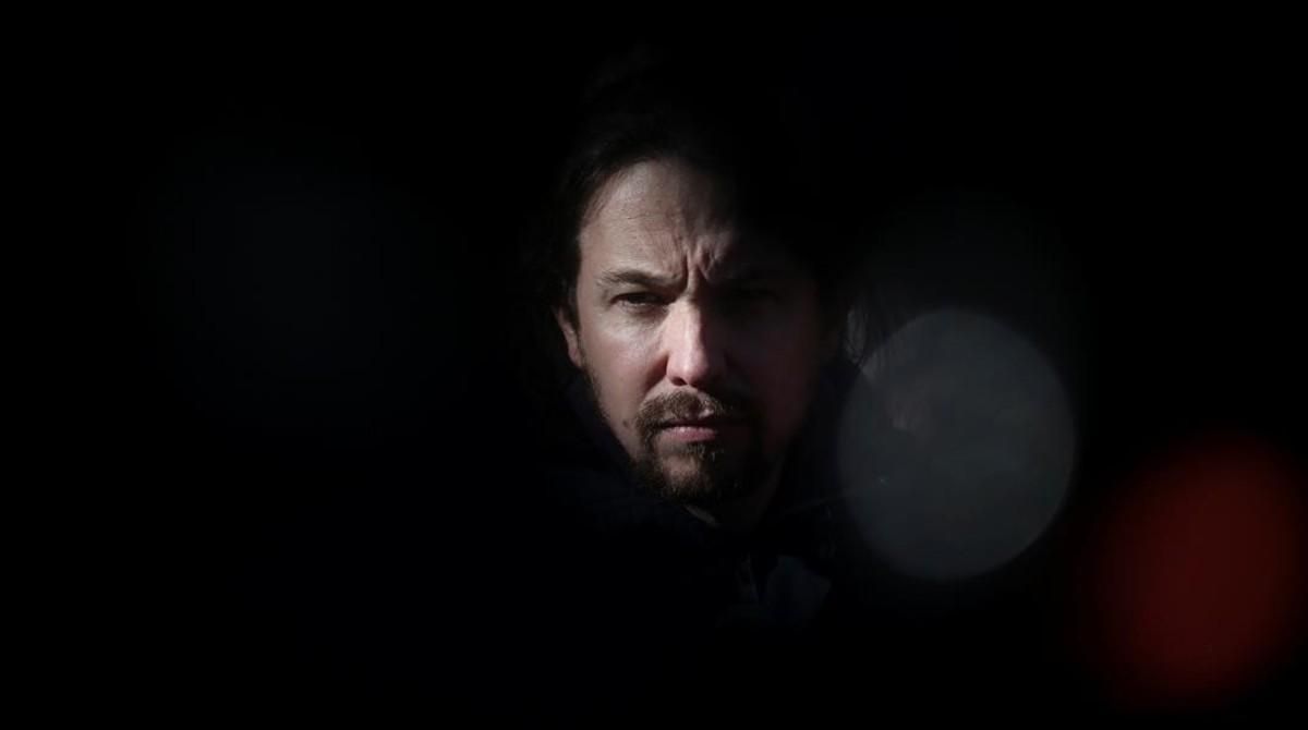 Pablo Iglesias durante un acto de protesta en Madrid. Pablo Iglesias durante un acto de protesta en Madrid.